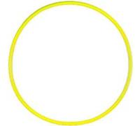 Visiodirect Cerceau Rond 65 cm en PEHD- Coloris Jaune