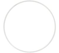 Cerceau rond 75 cm en PEHD - Coloris Blanc G
