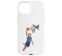 Cerceau Tiger Basketball Dunking Slam Dunk Ball Rim Coque pour iPhone 15 Plus