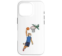 Cerceau Tiger Basketball Dunking Slam Dunk Ball Rim Coque pour iPhone 16 Pro