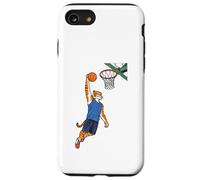 Cerceau Tiger Basketball Dunking Slam Dunk Ball Rim Coque pour iPhone SE (2020) / 7/8