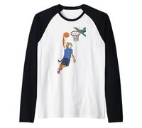 Cerceau Tiger Basketball Dunking Slam Dunk Ball Rim Manche Raglan