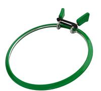 Cerceaux à broder en métal de qualité supérieure, point de croix, cerceaux à repriser (vert, taille M)
