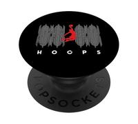 Cerceaux de Basket-Ball avec Logo Dunk pour Hommes, garçons, Enfants PopSockets PopGrip Adhésif