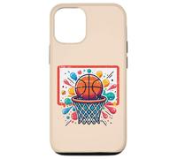 Cerceaux de Basket-Ball Paint Splash Baller Player Garçons Enfants Hommes Coque pour iPhone 12/12 Pro