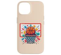 Cerceaux de Basket-Ball Paint Splash Baller Player Garçons Enfants Hommes Coque pour iPhone 14