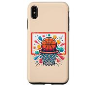 Cerceaux de Basket-Ball Paint Splash Baller Player Garçons Enfants Hommes Coque pour iPhone XS Max