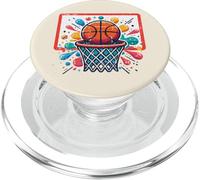 Cerceaux de Basket-Ball Paint Splash Baller Player Garçons Enfants Hommes PopSockets PopGrip pour MagSafe
