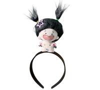 Cerceaux de cheveux de en peluche, bandeau de,Bandeau de en peluche de dessin animé - Attaches de cheveux pour, accessoire de mode de maquillage pour filles et