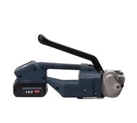 Cerclage, Cercleuse manuelle portative semi-automatique en plastique alimentée par batterie V1 de 13 à 16 mm,Kit de cerclage portable