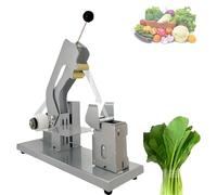Cerclage de légumes semi-automatique avec tension réglable et plateforme relevable pour supermarchés et fermes