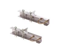 Optex America – Cerclage double à cliquet pour fixation d'antenne TV galvanisé 2 points de mât