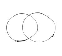 Cerclage Extérieur en Plastique pour Ventilateur, 2pcs Noir