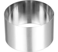 Cercle à dessert diamètre 7.5 cm en inox - Lares - Argent - Inox argent G