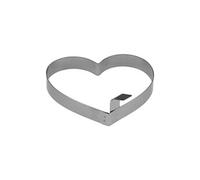 Cercle à dresser décoratif coeur 12 cm - Lares - Argent - Inox G