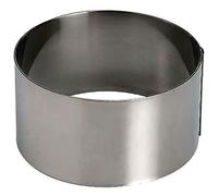 Cercle à mousse D : 7.5 x 4 cm - inox