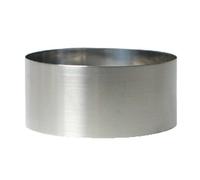 Cercle à mousse Inox Brossé H45 D100
