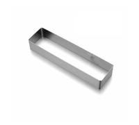 Cercle à Patisserie en Acier Inoxydable Moule à gâteau rectangulaire/ovale/rond en acier inoxydable for mousse(16.3x4.3cm Rectangle)