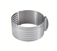 Cercle à Patisserie en Acier Inoxydable Trancheuse à gâteau ronde réglable en acier inoxydable 6 couches, 15 20 cm, coupe-pain, moule mousse, outils de pâtisserie, accessoires bricolage