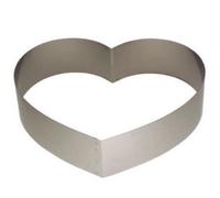 CERCLE A PATISSERIE EN FORME DE COEUR POUR LES ENTREMETS DIAM 26 H 7 CM - LARES
