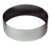 Cercle à Patisserie - Inox - Réglable 18 à 30 cm
