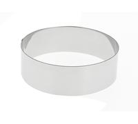 Cercle à pâtisserie, mousse & entremets rond en inox ø 10 cm hauteur 4,5 cm
