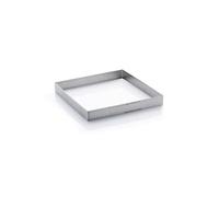 Cercle à tarte carré 8 cm perforé à bord droit de buyer 3099.20