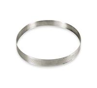 Cercle à tarte - DE BUYER - 24 5 cm - Acier inoxydable - Perforé - Flexible