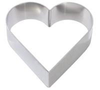 Cercle à tarte en aluminium, moule à tarte, forme de cœur, 16x16x5 cm