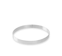 Cercle à tarte en inox perforé 4/6 parts 20.5 cm - Alice Dél