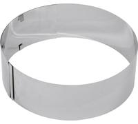 Cercle à tarte, ES, 8 cm, Réglable en continu