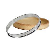 Cercle à tarte - inox - bords roulés - épaisseur 4/10ème - Ø100 mm h20 mm