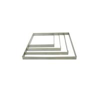 - Cercle à tartes carré en inox, Longueur 16 cm