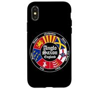 Cercle Anglo-Saxon des royaumes d'Angleterre Coque pour iPhone X/XS