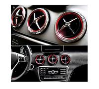 Cercle anneau bague buse grille de ventilation aération M-STYLE-R sport LOT DE 5 ANNEAUX cerclage des grilles d'aération NOUI.NASS