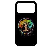 Cercle Aquarelle coloré Tree Life is Really Good Tree Art Coque pour iPhone 17 Pro Max