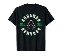 Cercle avec Le Logo du héros des Mers Aquaman, Roi d'Atlantis T-Shirt
