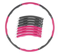 Cercle De Bouche En Mousse Démontable Et Réglable Pour Fitness En Plastique Avec Anneau De Gomme De Diamètre 8 Rose Rouge+Gris