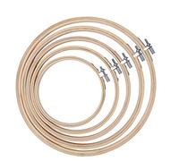 Cercle de Broderie, Cercles à broder Rond Réglable pour DIY Art Artisanat Pratique Couture 5packs