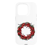 Cercle de Piment Fort et de Poivre Coque pour iPhone 15 Pro
