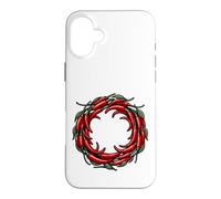 Cercle de Piment Fort et de Poivre Coque pour iPhone 16 Plus