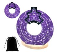 Cercle De Quintes De Roue, Disque De Théorie Musicale Pour Guitare Cercle De Quintes, Outil De Mélodie En Alliage D'aluminium, Instrument De Musique À Roue D'accords Avec Support Et Sac De Rangement