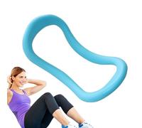 Cercle de yoga Pilates - Anneau d'entraînement de fitness, outil d'étirement | Bande de résistance durable avec plumes, équipement de gym à domicile pour massage du dos des mollets, anneau
