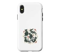 Cercle Démoniaque Occulte Crânes Art Horreur Coque pour iPhone X/XS