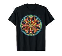 Cercle d'énergie Solaire sacré Mandala Soleil T-Shirt