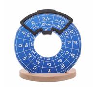 Cercle des Notes Portable Base et Guide D'accords Élégant | Outil Pratique pour Étudiants et Professeurs, Apprentissage Rapide des Accords, Paquet de Rangement Inclus