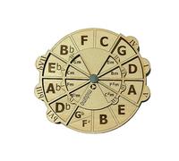 Cercle des quintes for Musiciens, Outil de mélodie en Bois, Diagramme de la Roue d'accords for Guitare Piano Clavier théorie des accords d'instruments de Musique