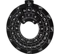 Cercle des Quintes Roue D'accords Échelle D'accords Outil De Transposition D'instrument Exploration Musicale Outil Indispensable pour Les Accords Notes De Clé