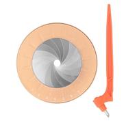 Cercle Drawing Maker Template de gode de bague réglable outil avec couteau à sculpture pour les mesures de dessin