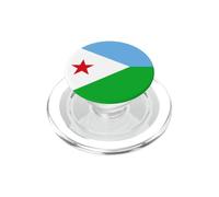 Cercle du Drapeau de Djibouti PopSockets PopGrip pour MagSafe